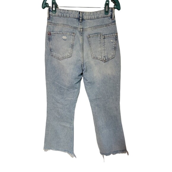 BDG URBAN OUTFITTERS Jeans Cropped Boyfriend Boot Size‎ 27 Distressed Raw Hem - Picture 5 of 5